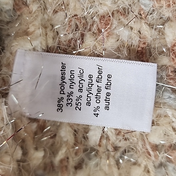 Maurices NWT Women’s Open Front Metallic Sparkle Cardigan Sweater Cabincore - Picture 4 of 9